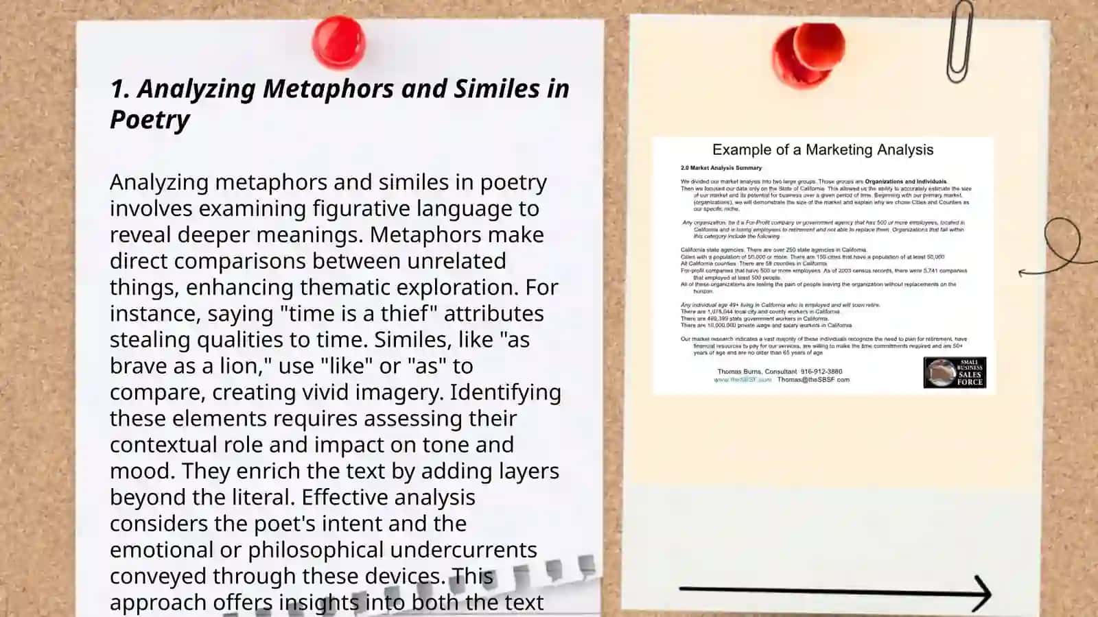 Practical examples of stylistic analysis 3