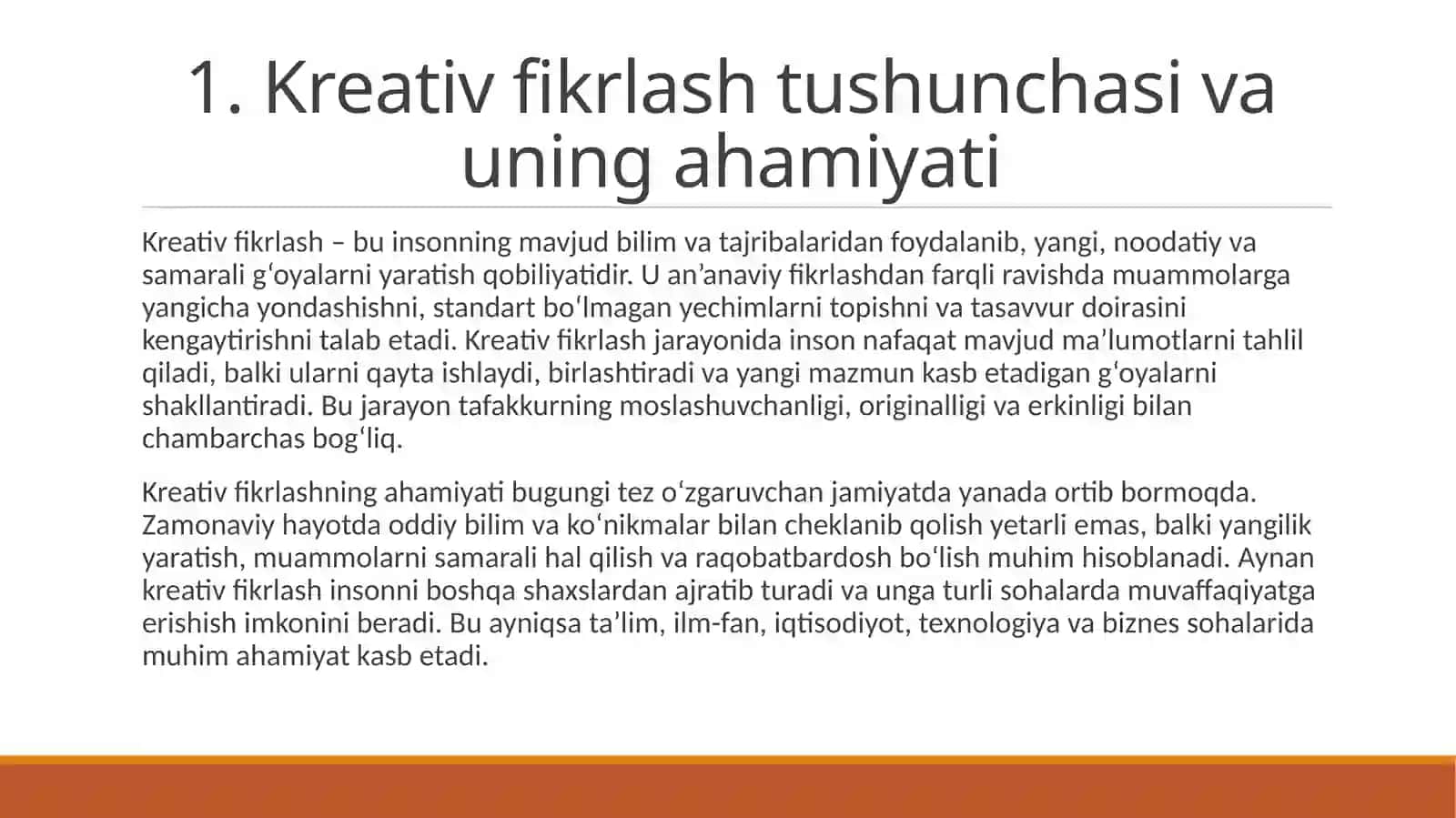 Kreativfikrlash 3