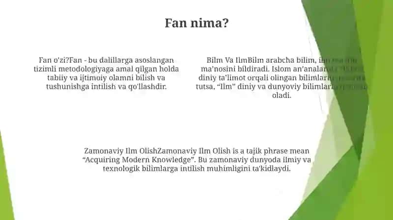 Bilm Va Ilm. Zamonaviy Ilm Olish 3