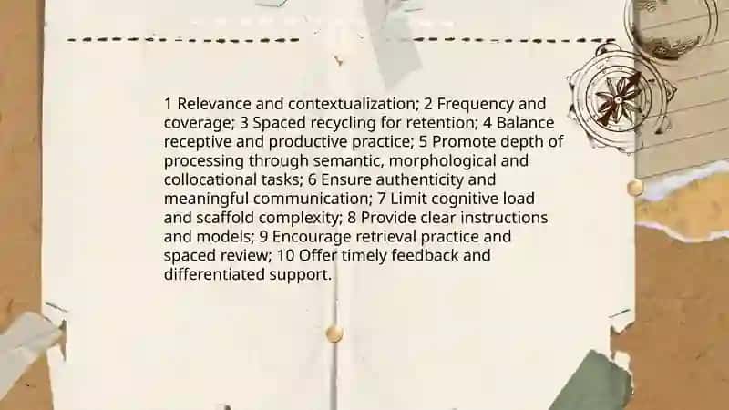Designing Vocabulary Tasks 3