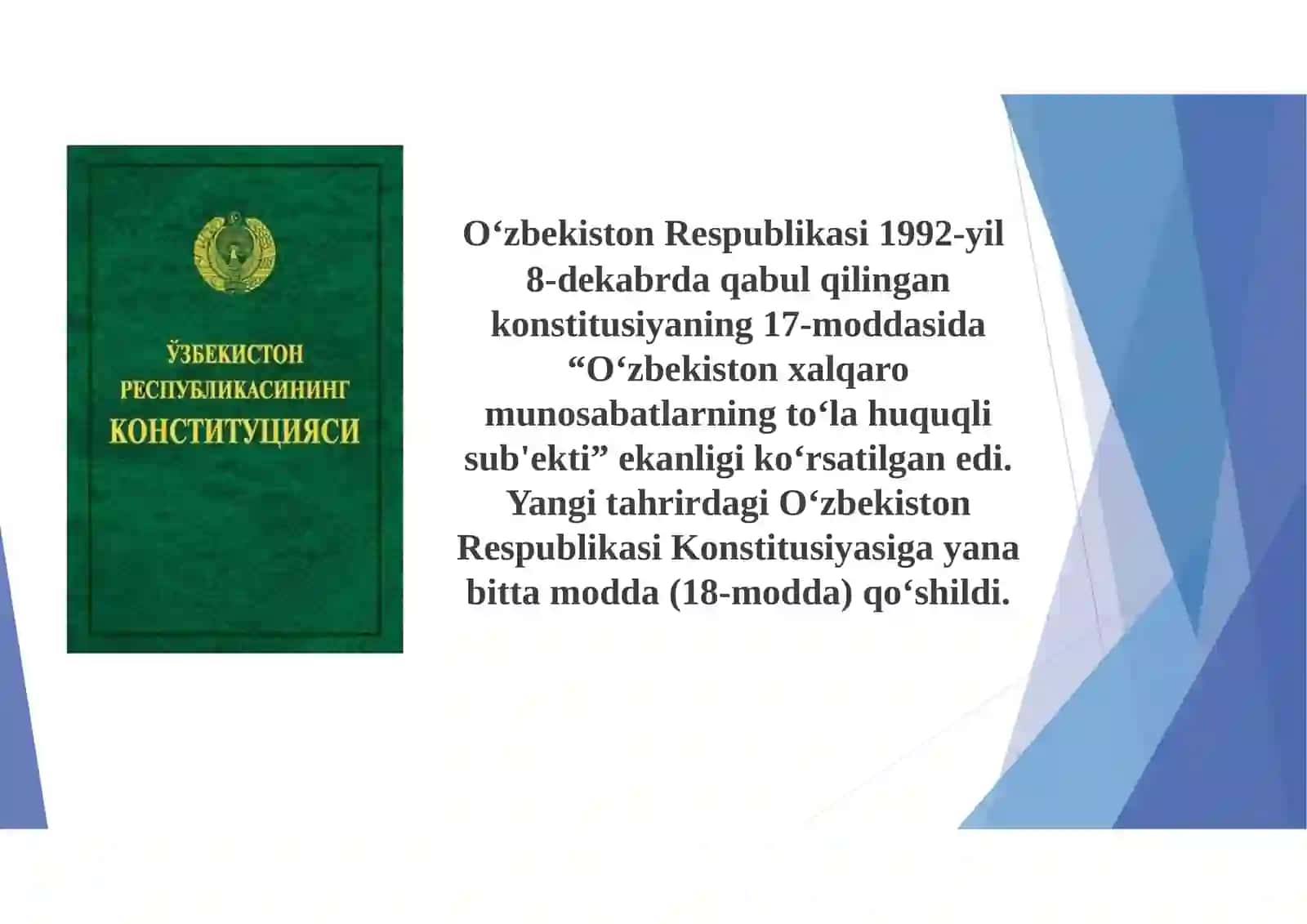 O’ZBEKISTON VA JAHON HAMJAMIYATI 3