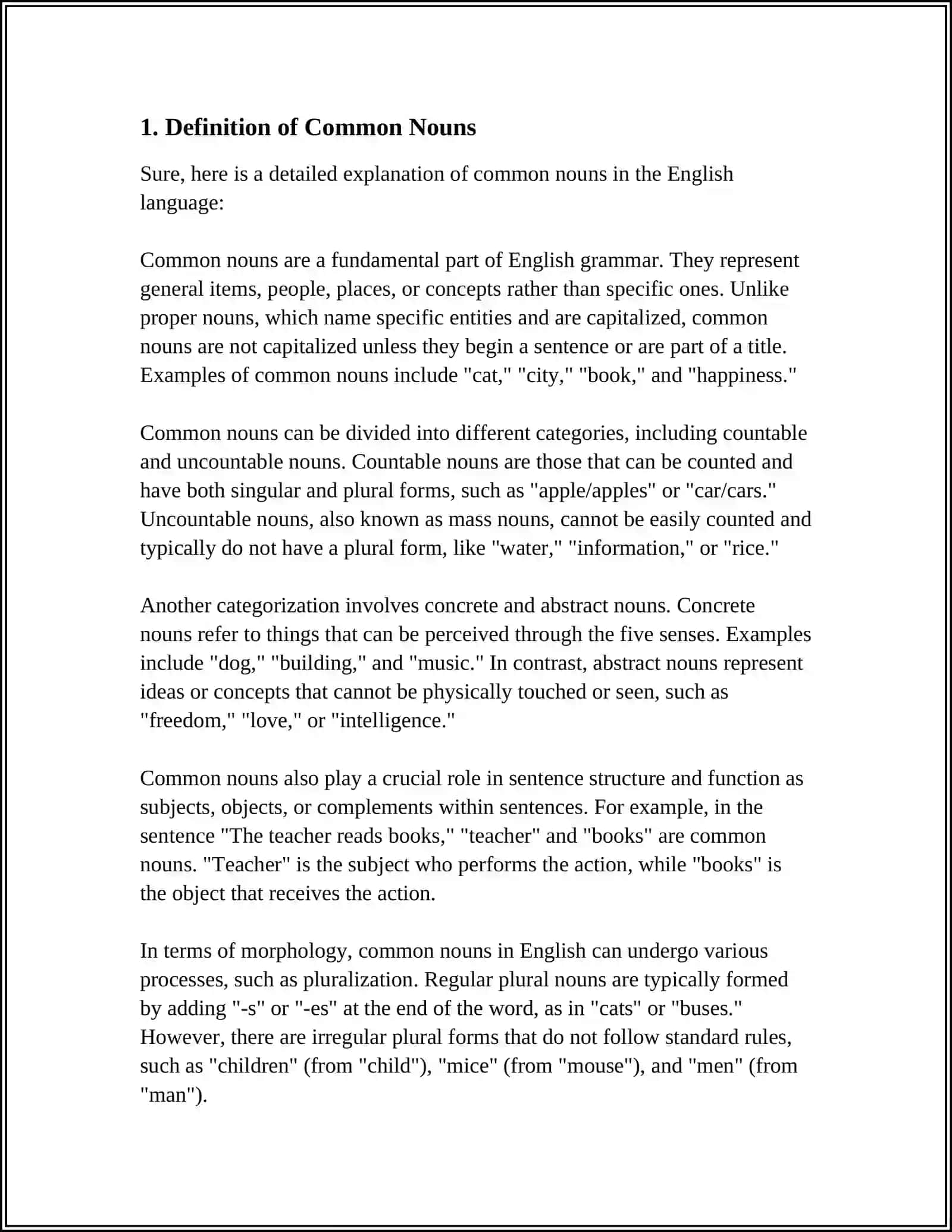 COMMON AND PROPER NOUNS 3