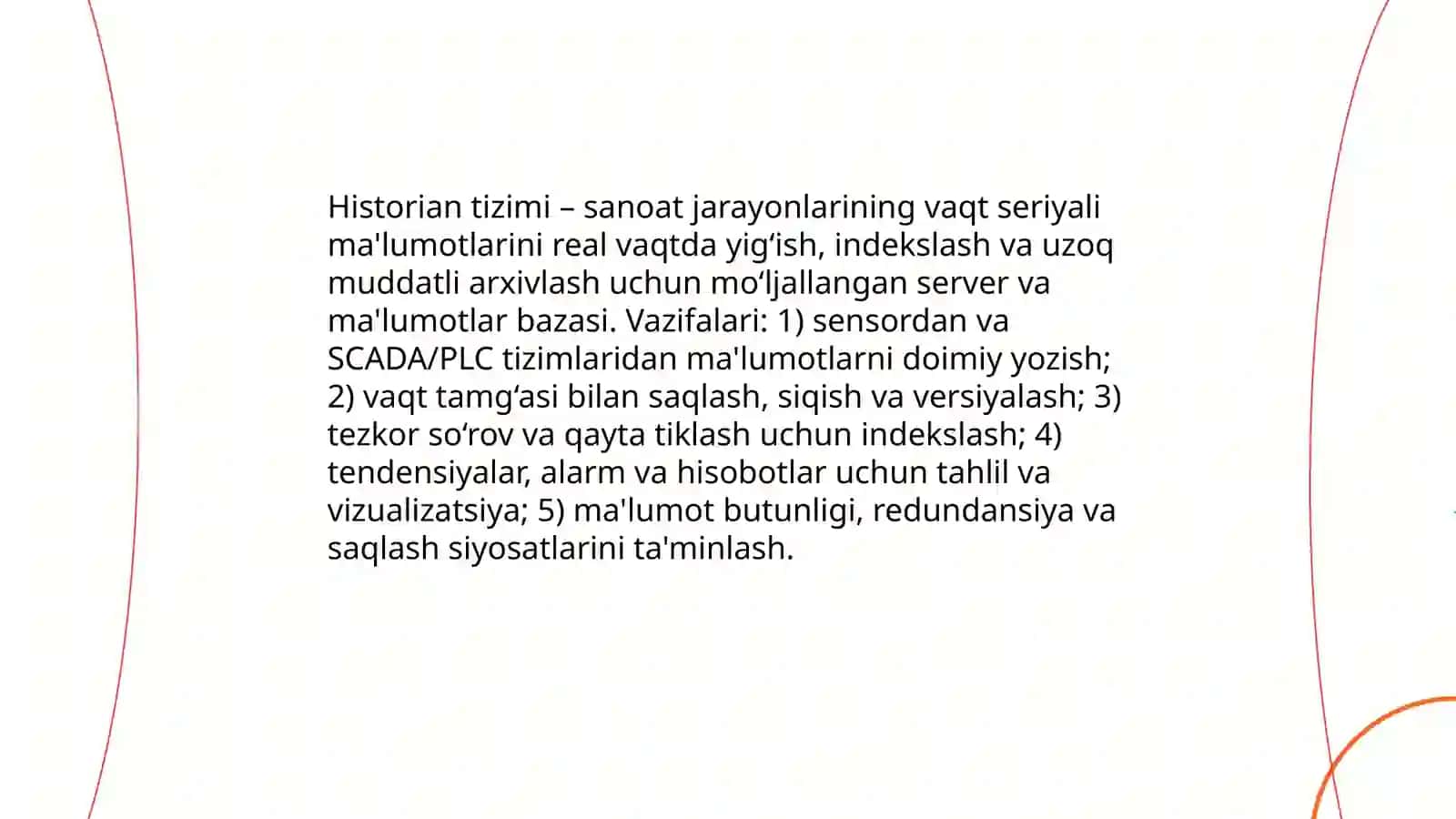 Historian tizimlari (Historian Systems) 3