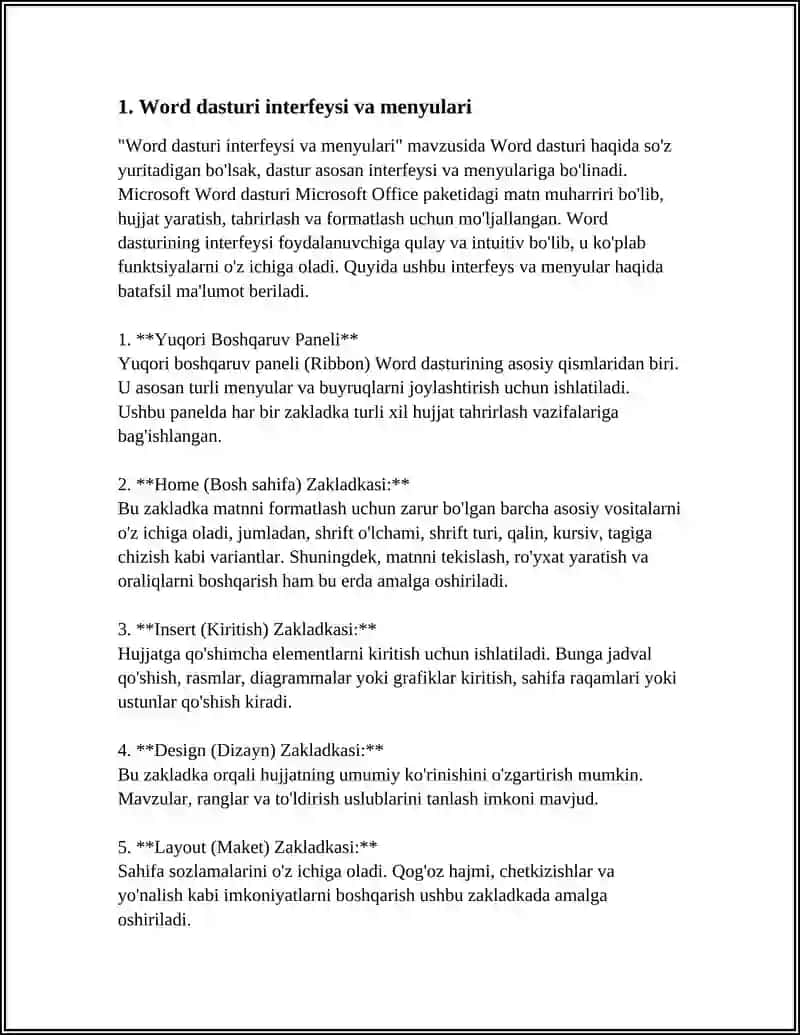 WORD DASTURI 3