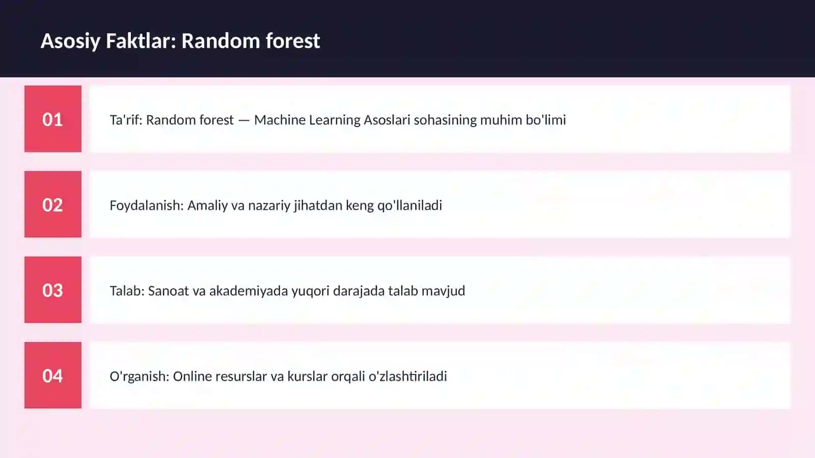 Random forest 3