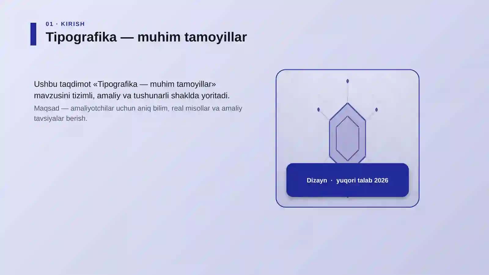Tipografika — muhim tamoyillar 3