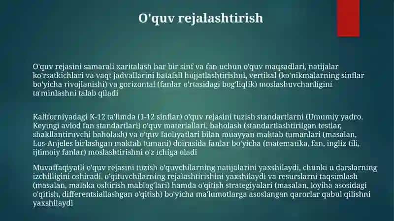 O'quv dasturi 3