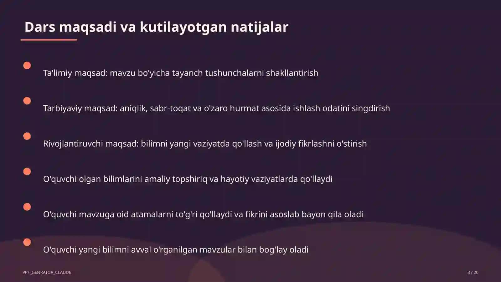 Moddalar va ularning xossalari: sof modda va aralashma (7-sinf) 3