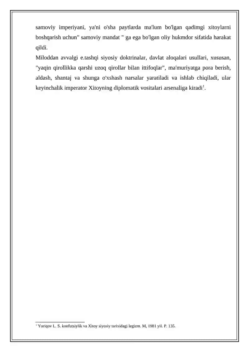 Xitoy diplomatiyasi 3