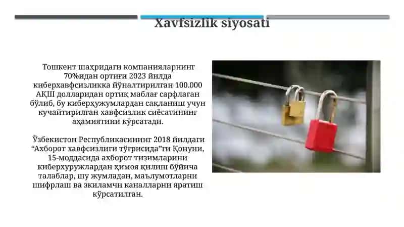Axborot xavfsizligi 3