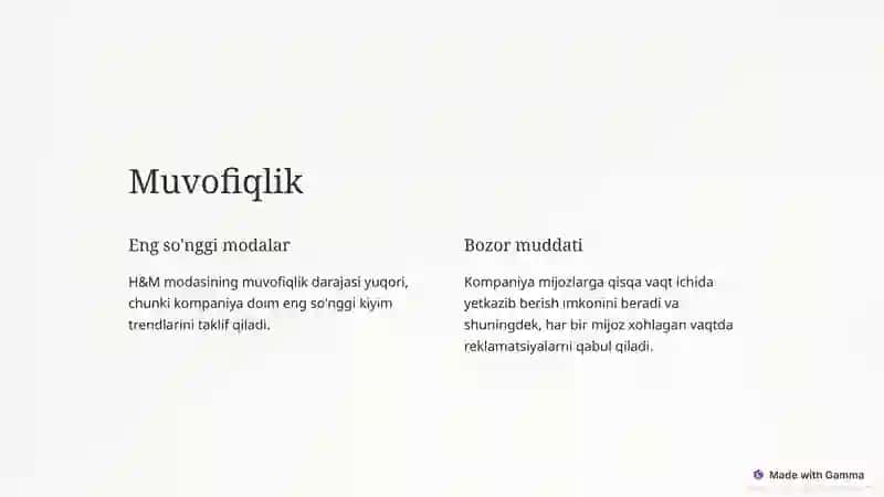 H&M kompaniyasi 3