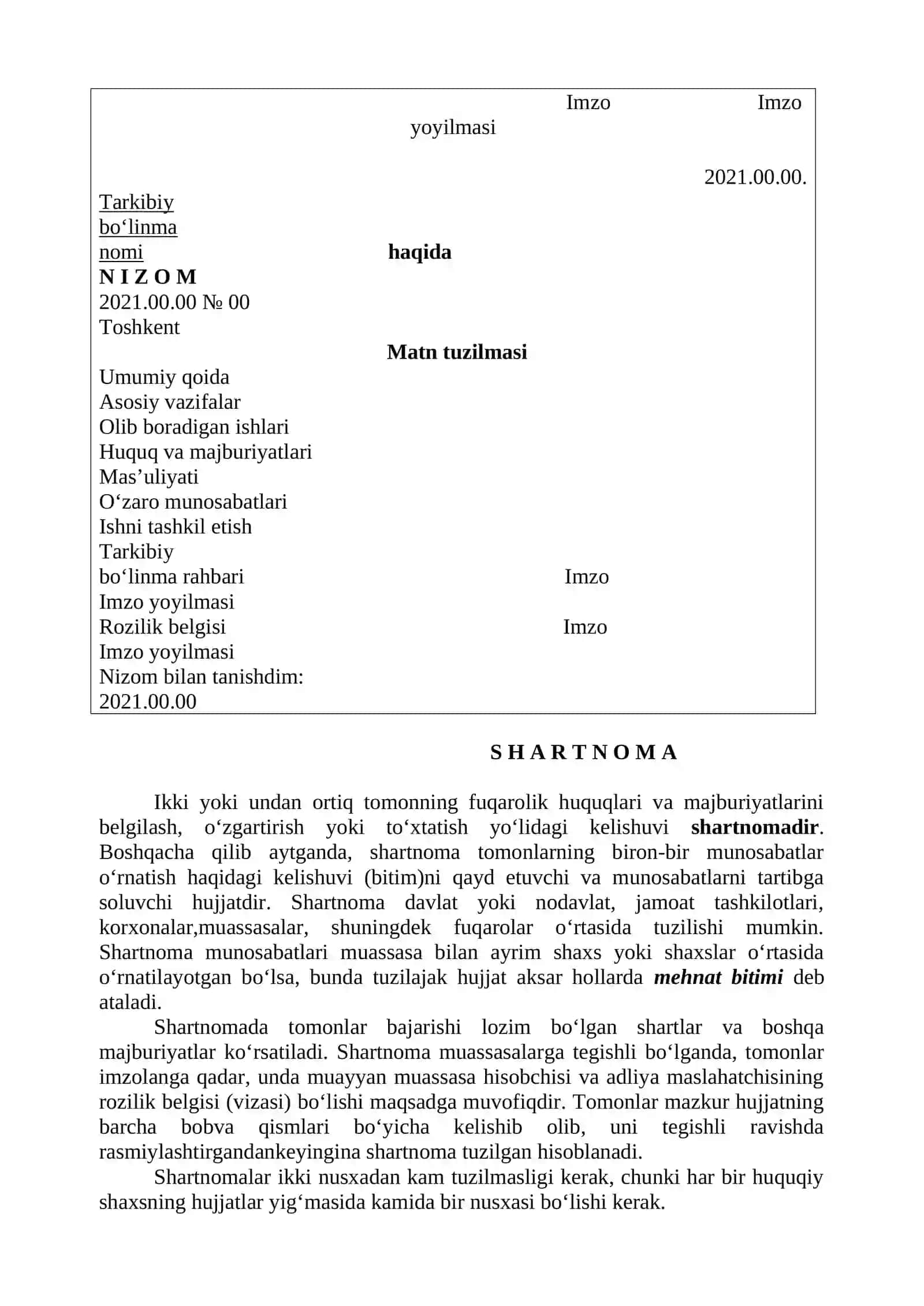 Tashkiliy hujjatlar 3
