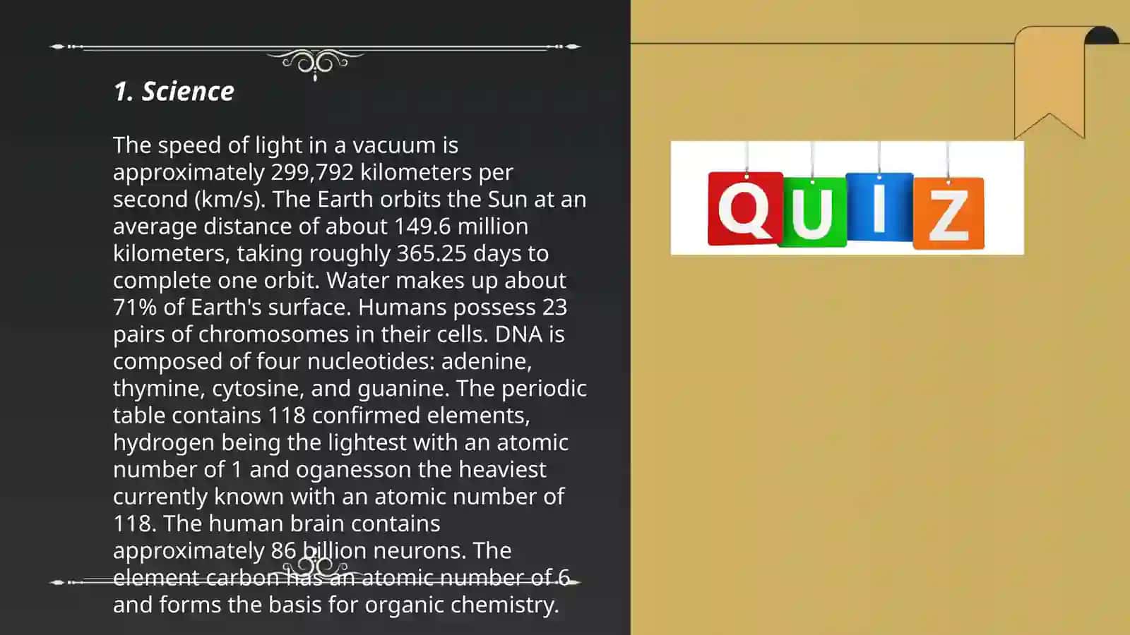 Quizzes 3