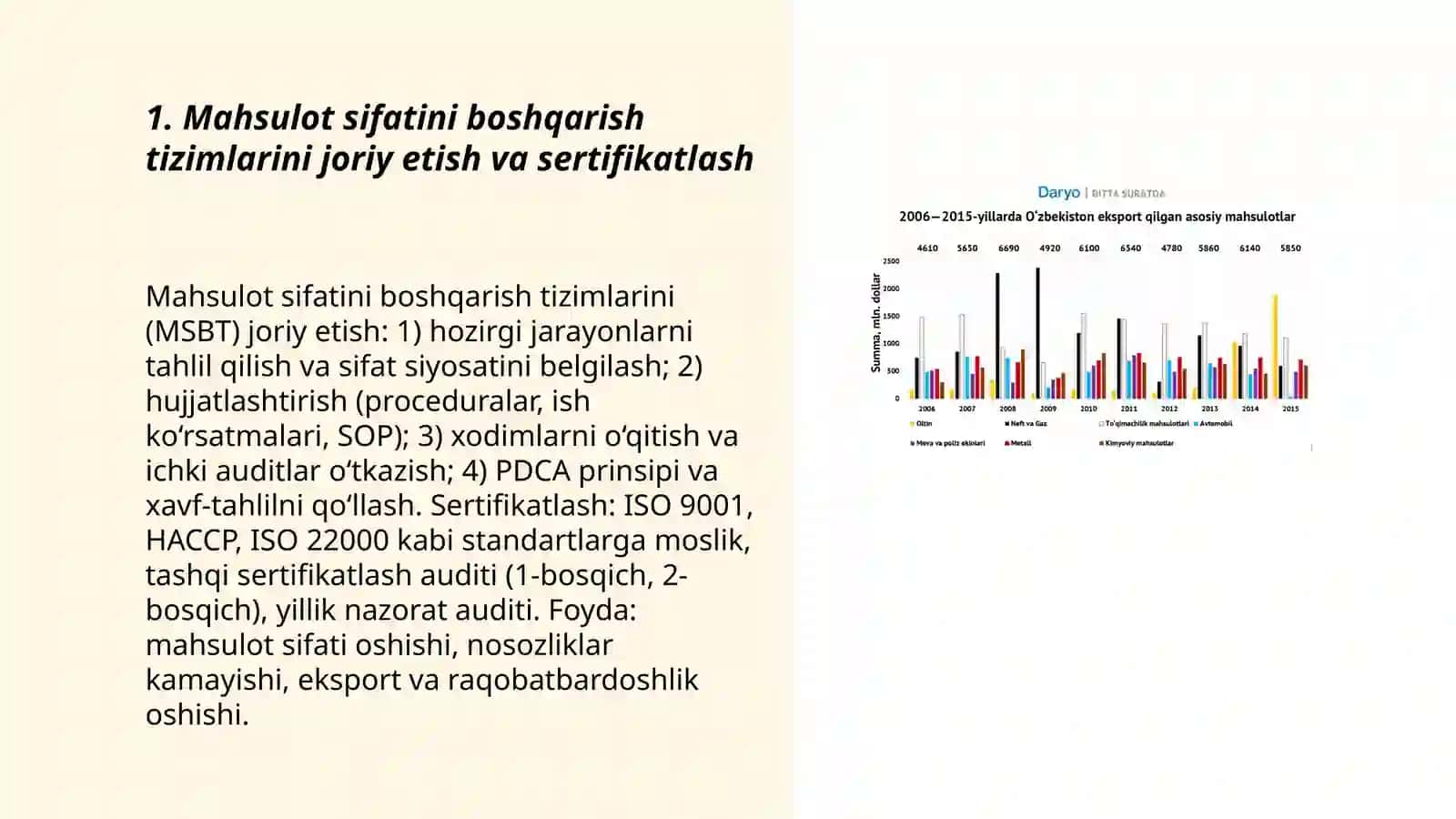 Mahsulot sifatini boshqarish tizimlari 3