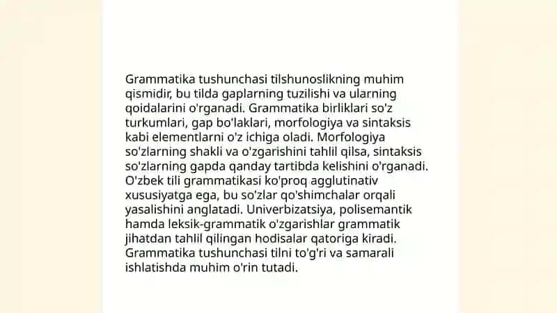 Grammatika va uning tarkibiy qismlari. Morfologiya va Sintaksis 3