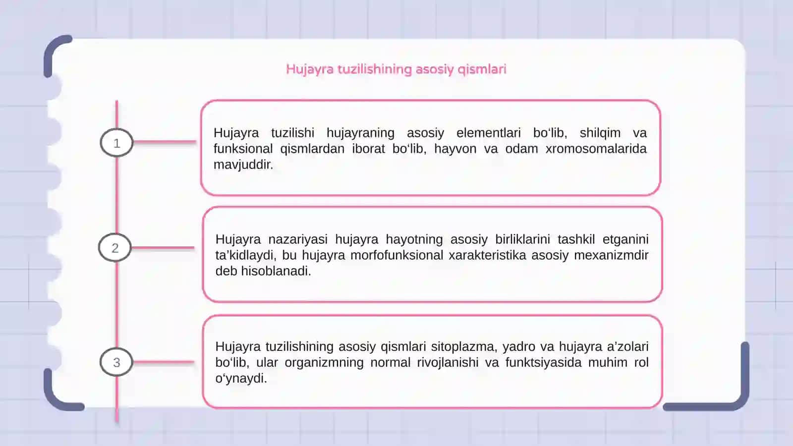 Hujayra tuzilishi 3