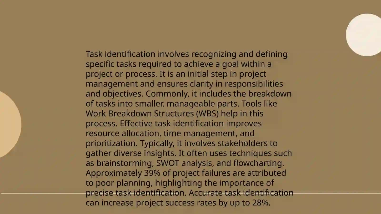 Task Identification in Project Management 3