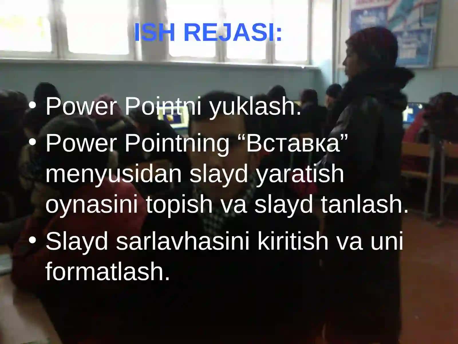 Microsoft Power Point dasturida ishlash 3