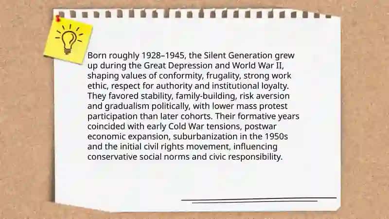 Generations. Ages and stages 3