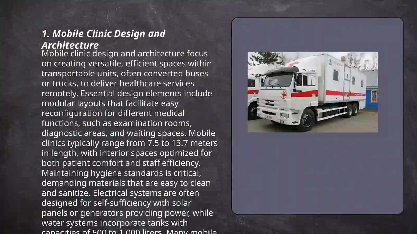 Mobile Clinic Design and Architecture 3
