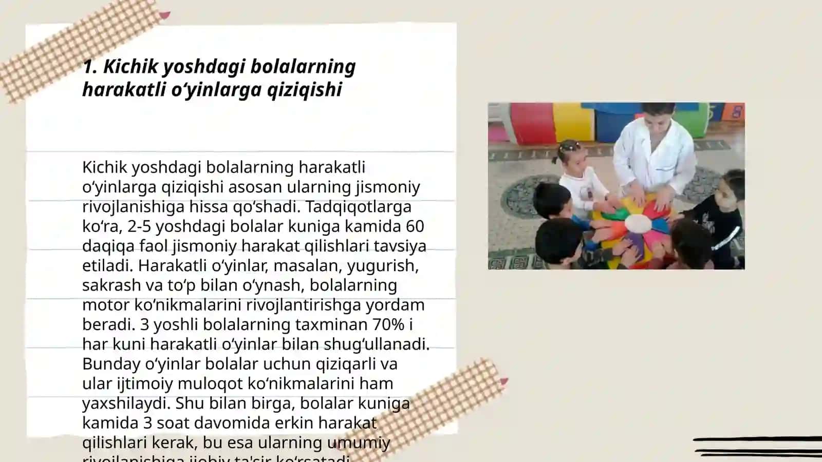 Harakatli o‘yinlarni o‘rgatish 3
