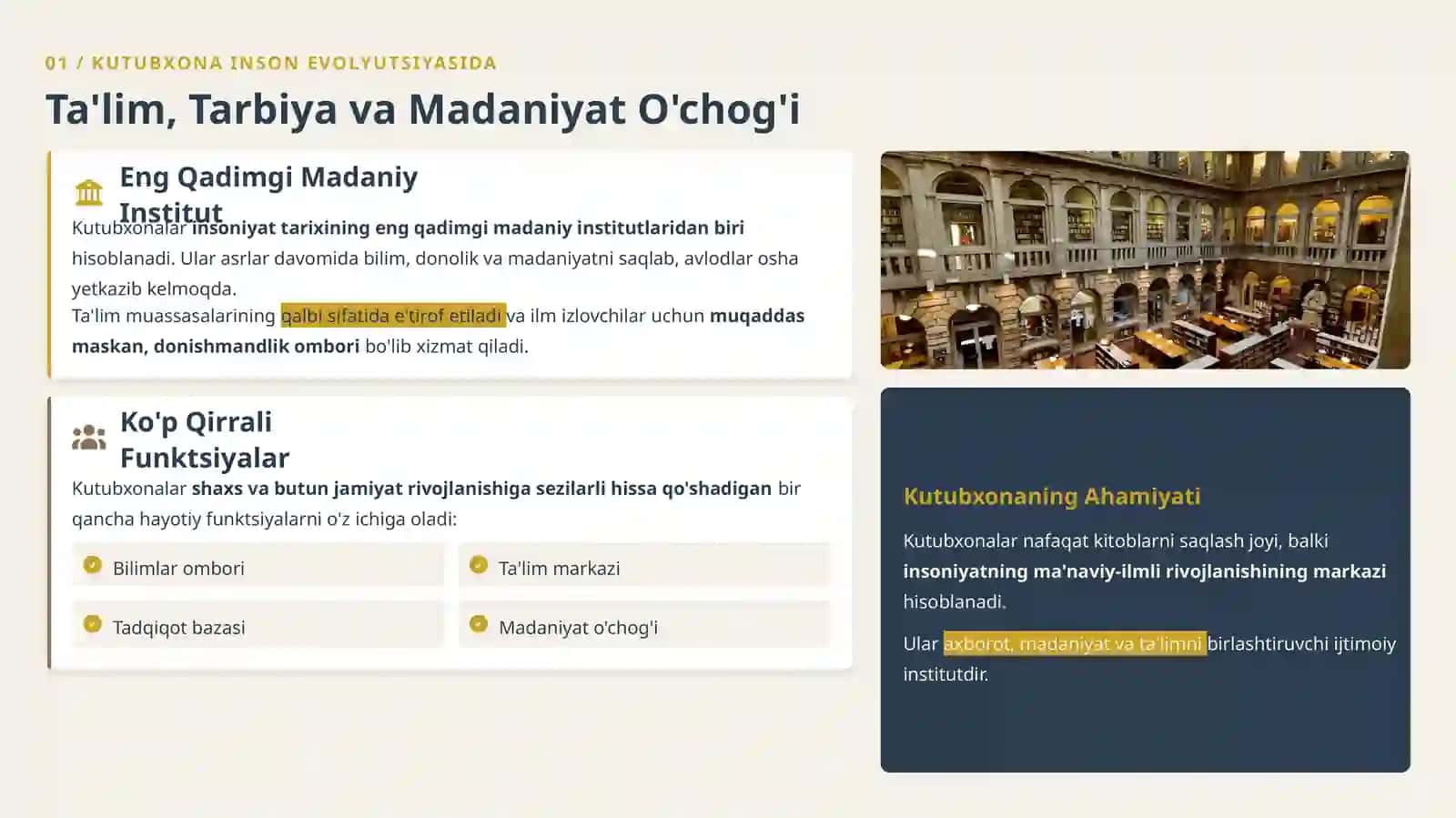 KUTUBXONA VA MUZEY 3