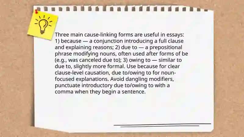 Cause and Effect Essay 3