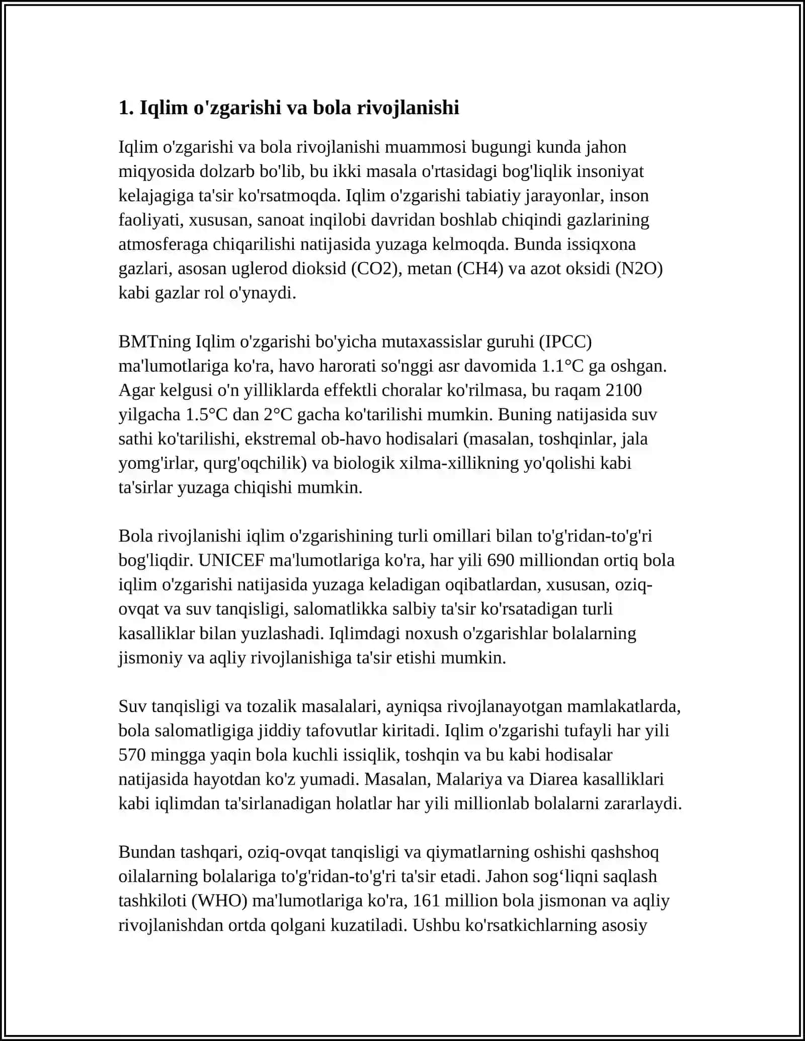 Bola rivojlanishida muhitning tasiri 3