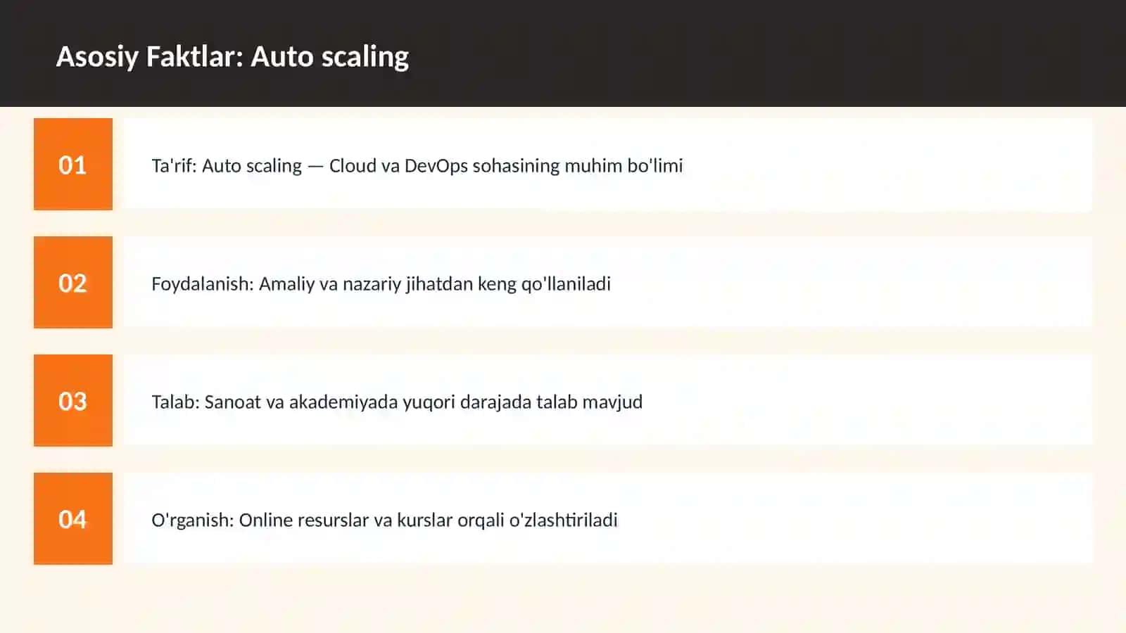 Auto scaling 3