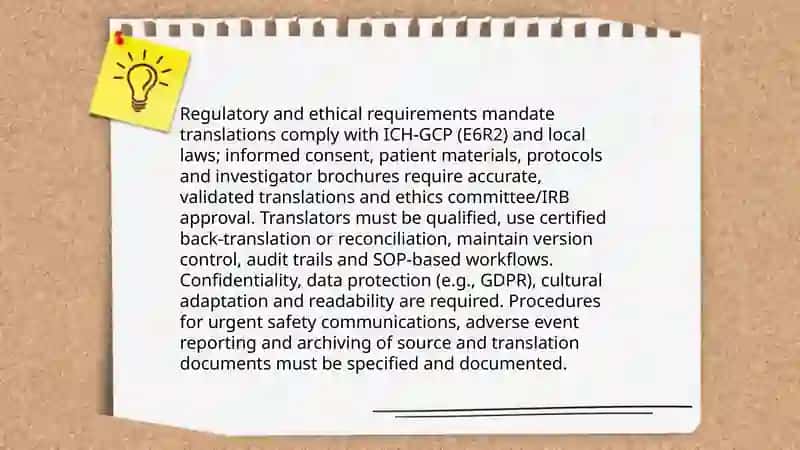 Principles of translating clinical trial documents 3