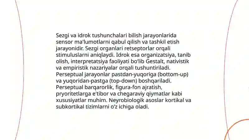 Sezgi va idrok 3