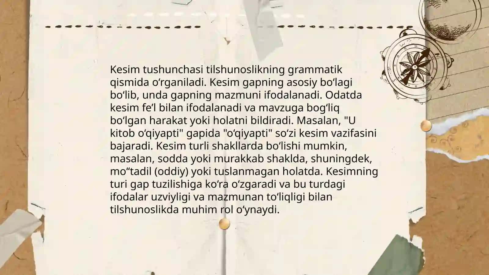 Kesim, uning ifodalanishi, turlari 3