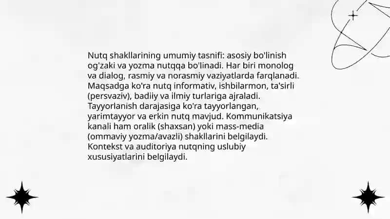 Nutq shakllari va turlari 3