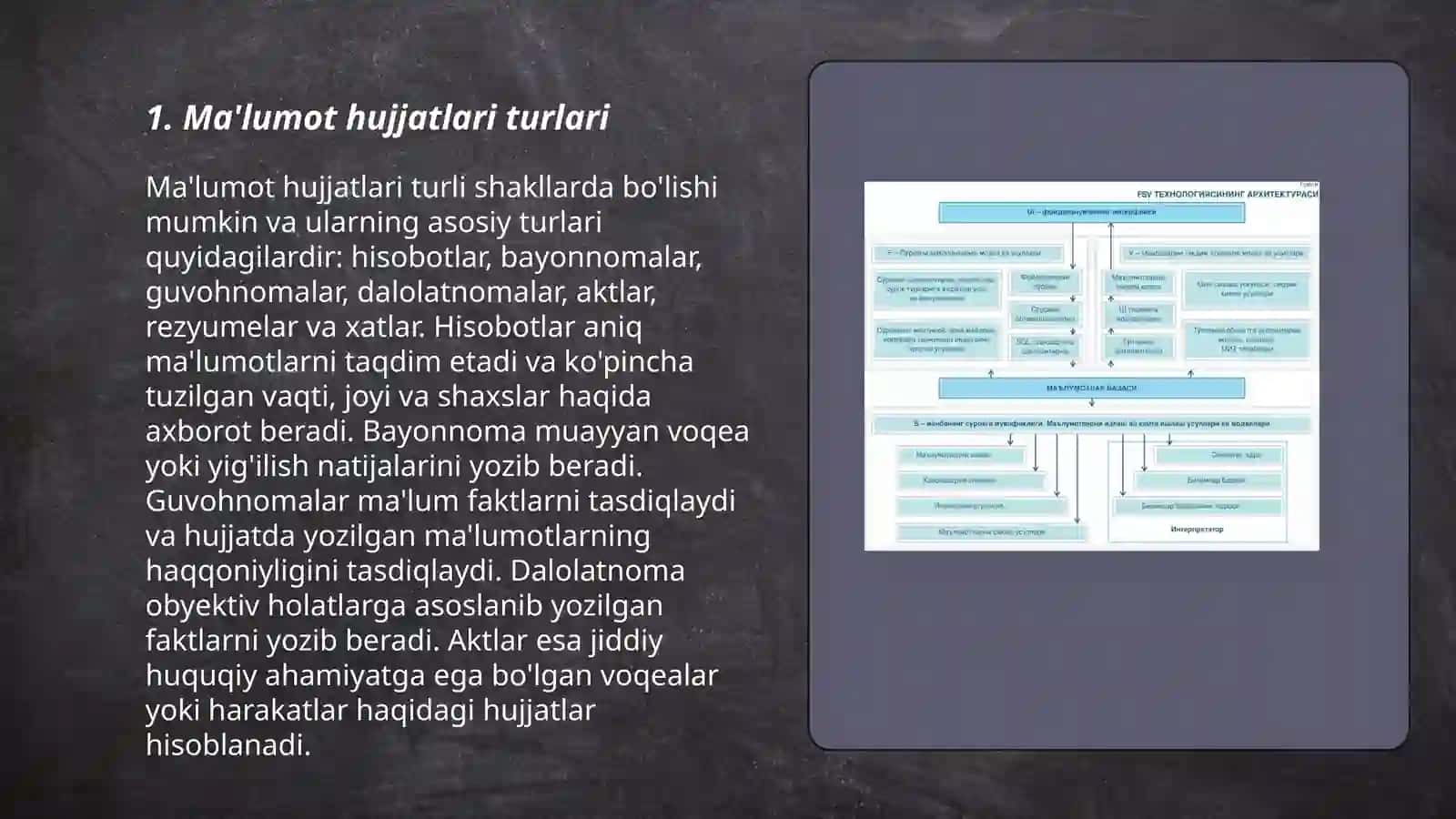 Hujjatlar turlari 3