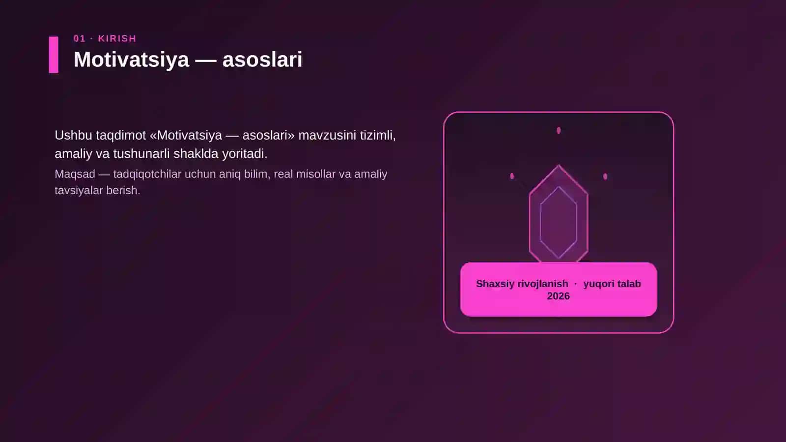 Motivatsiya — asoslari 3