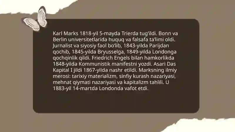 Karl Marks va marksizm: kapitalizm va sinfiy kurash 3