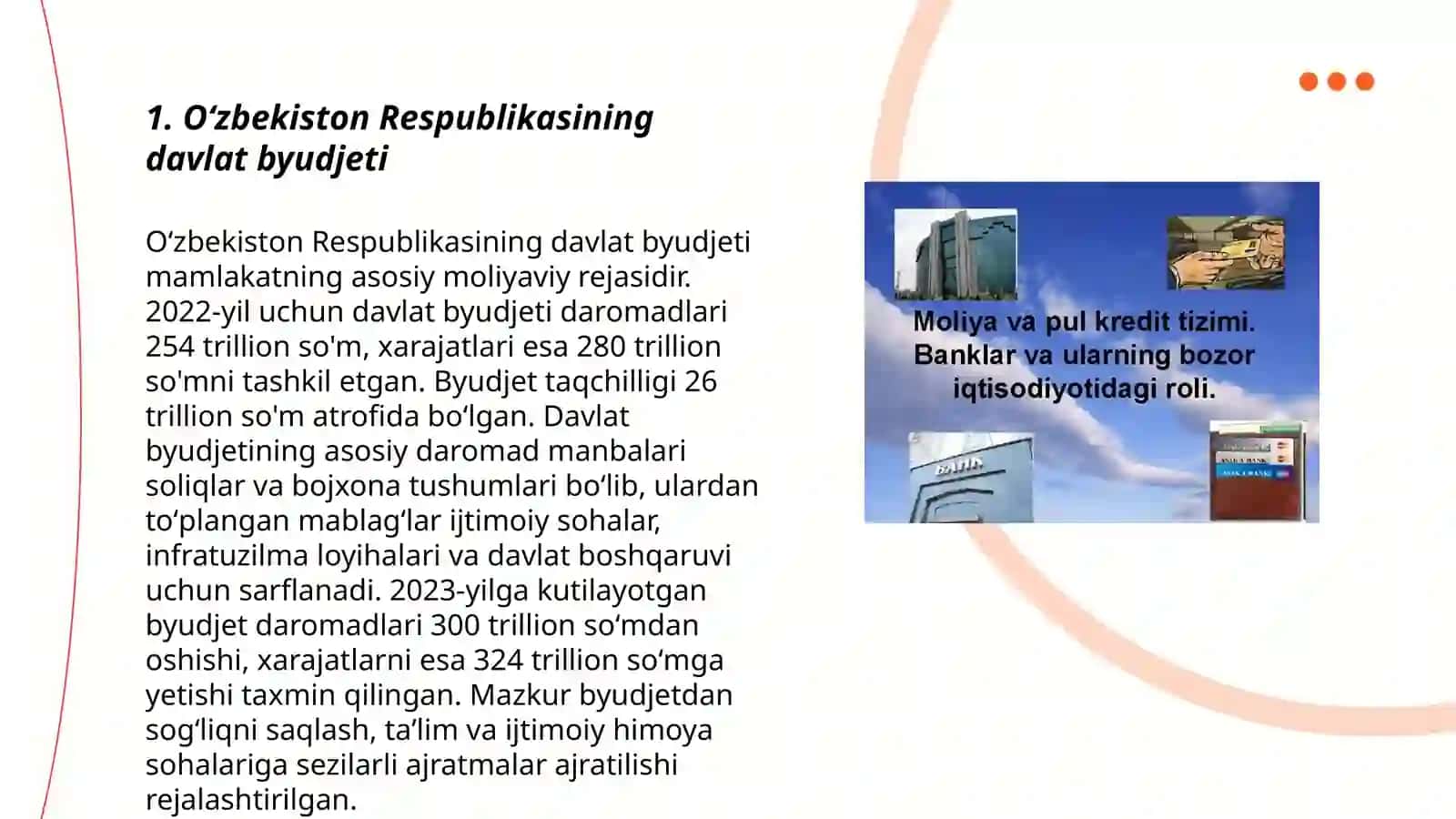 Oʻzbekiston Respublikasining moliya tizimi 3