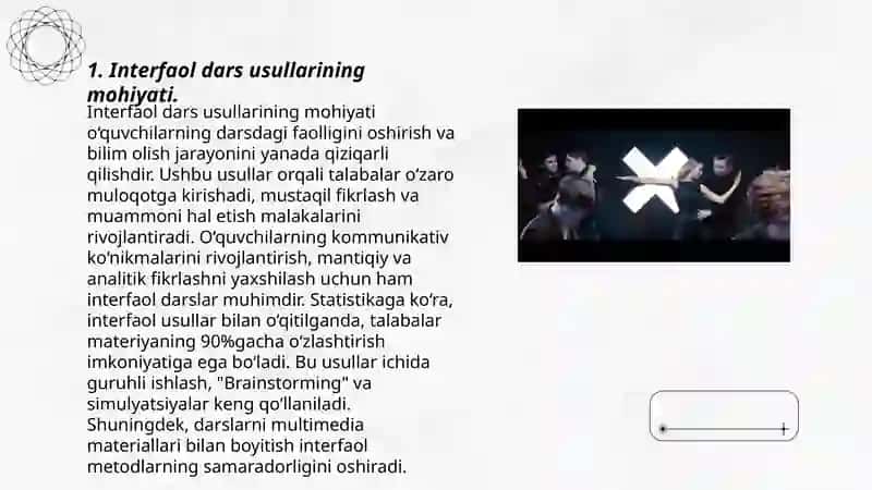 Interfaol dars usullarining mohiyati 3