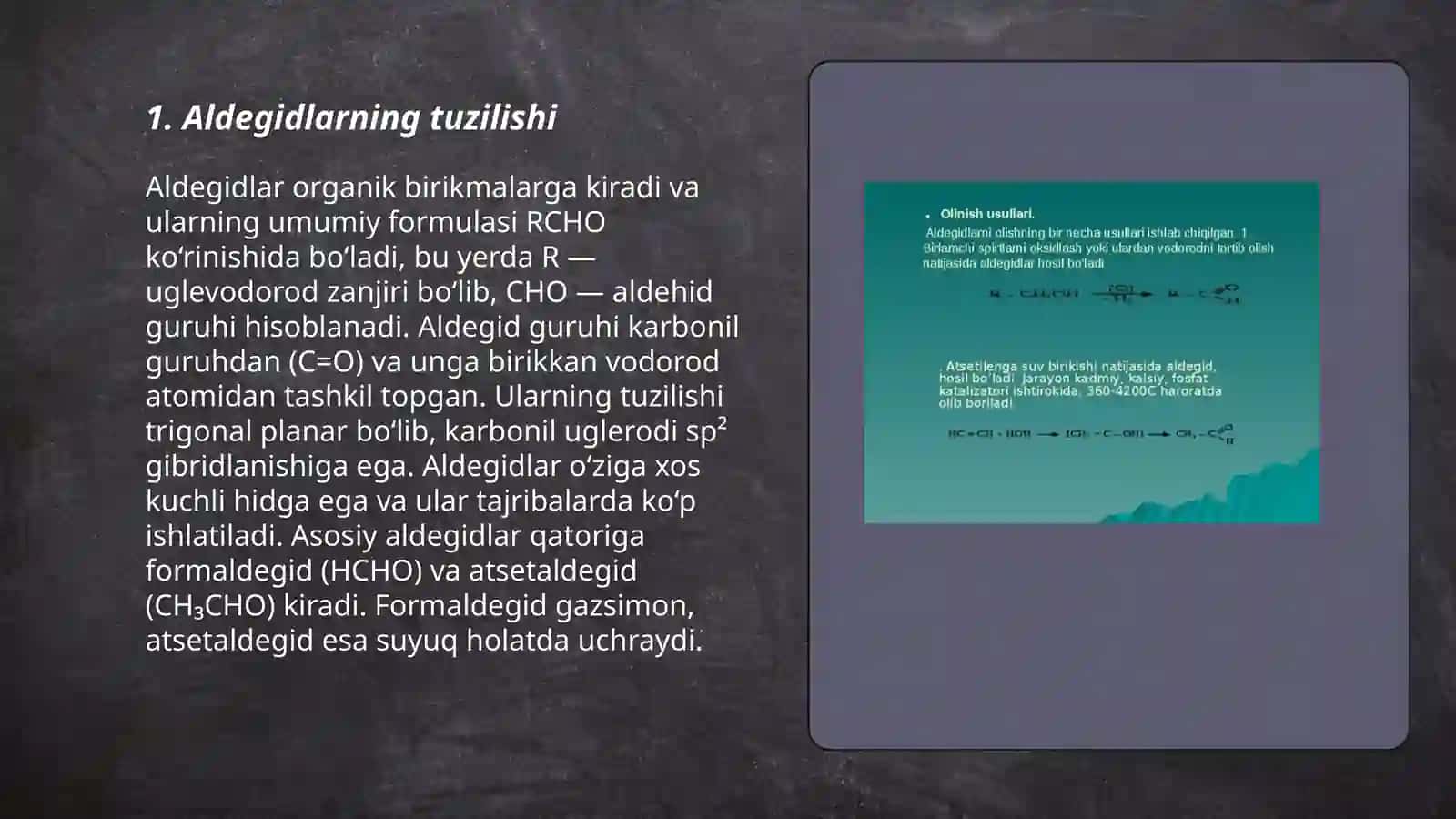 Aldegid va Ketonlar 3