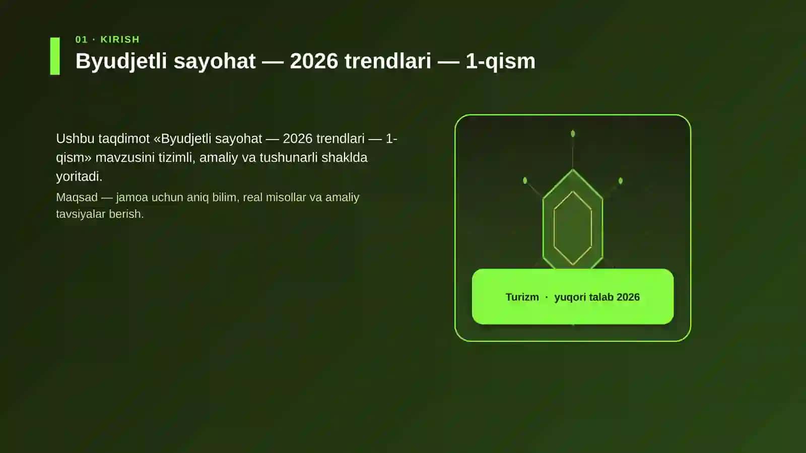 Byudjetli sayohat — 2026 trendlari — 1-qism 3