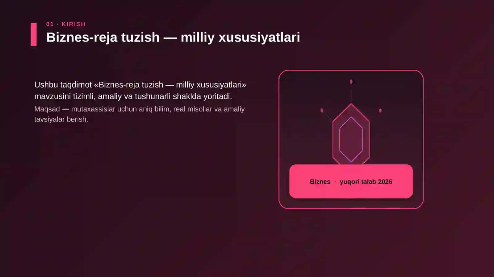Biznes-reja tuzish — milliy xususiyatlari 3