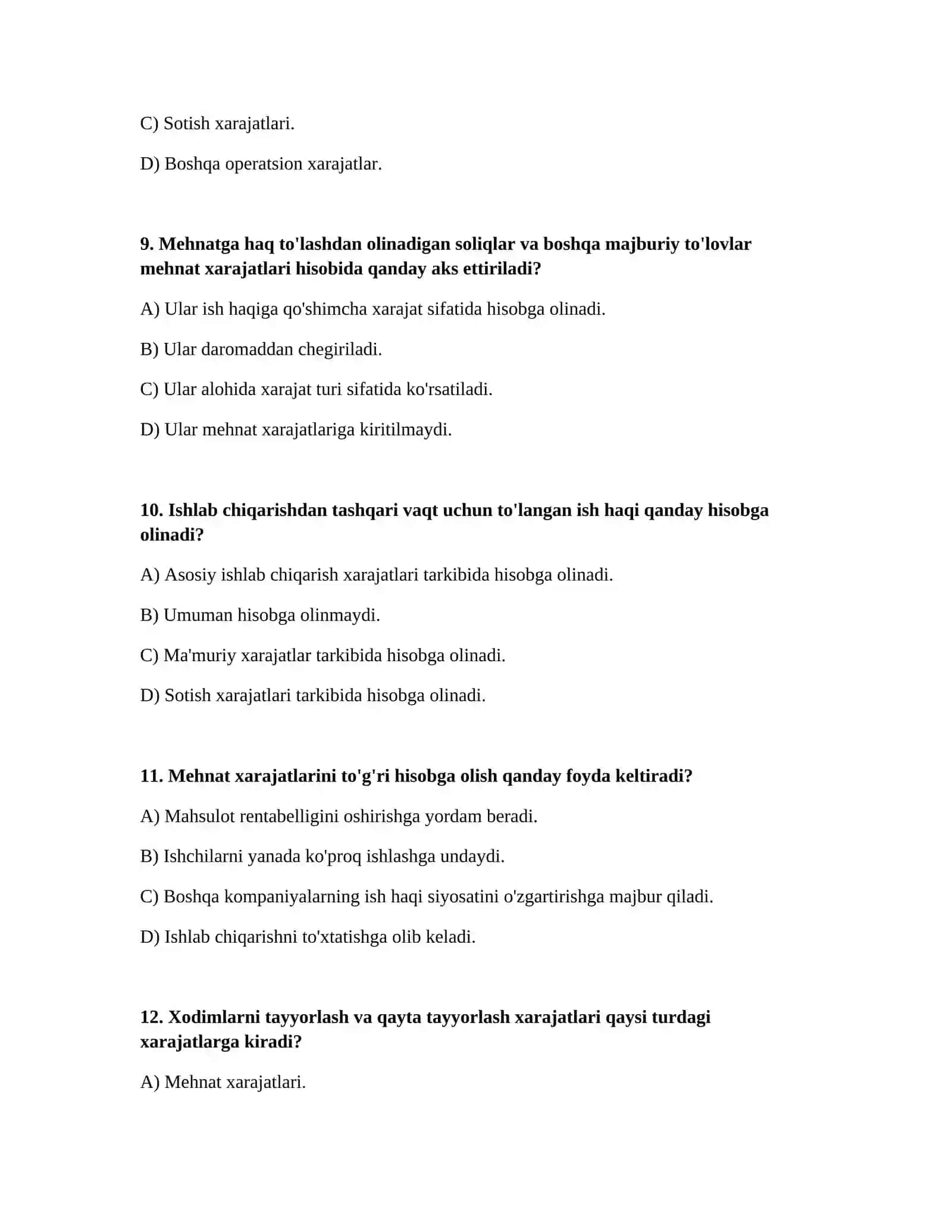Mehnat xarajatlarini hisobga olish 3