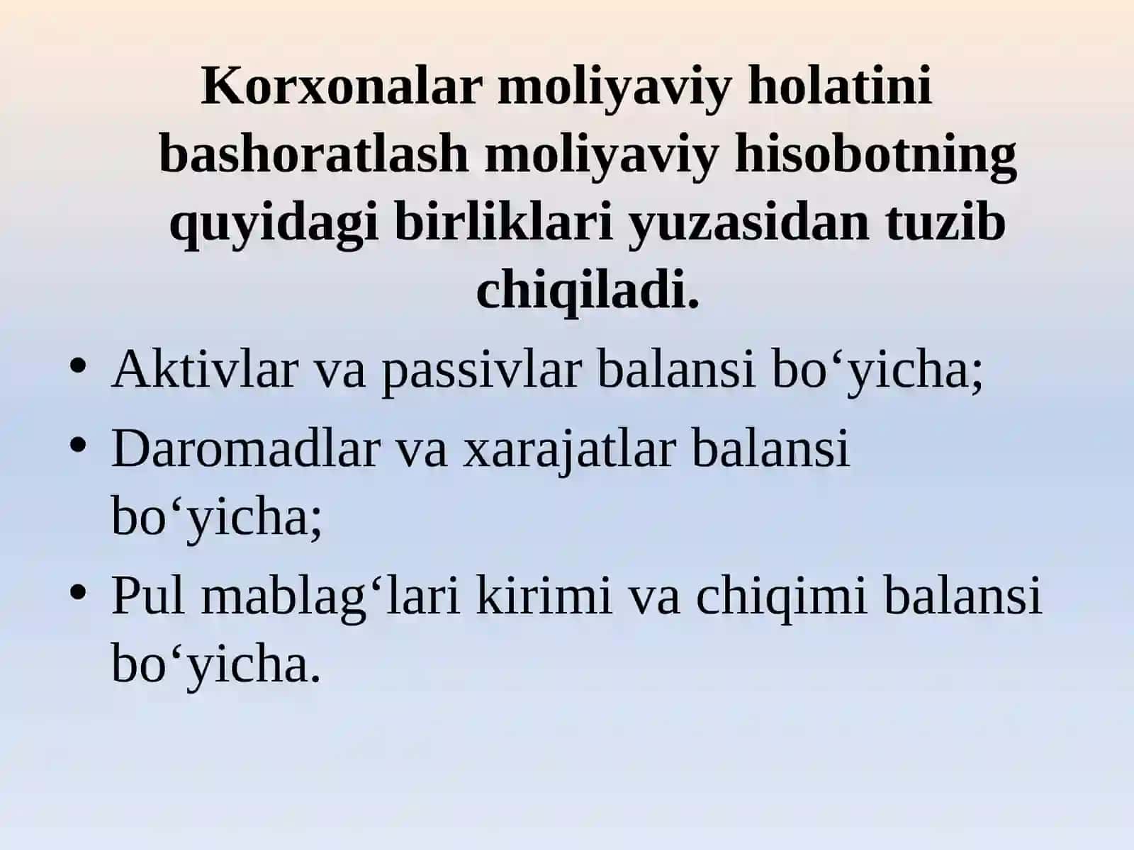 Moliyaviy hisobot elementlarini bashoratlash 3