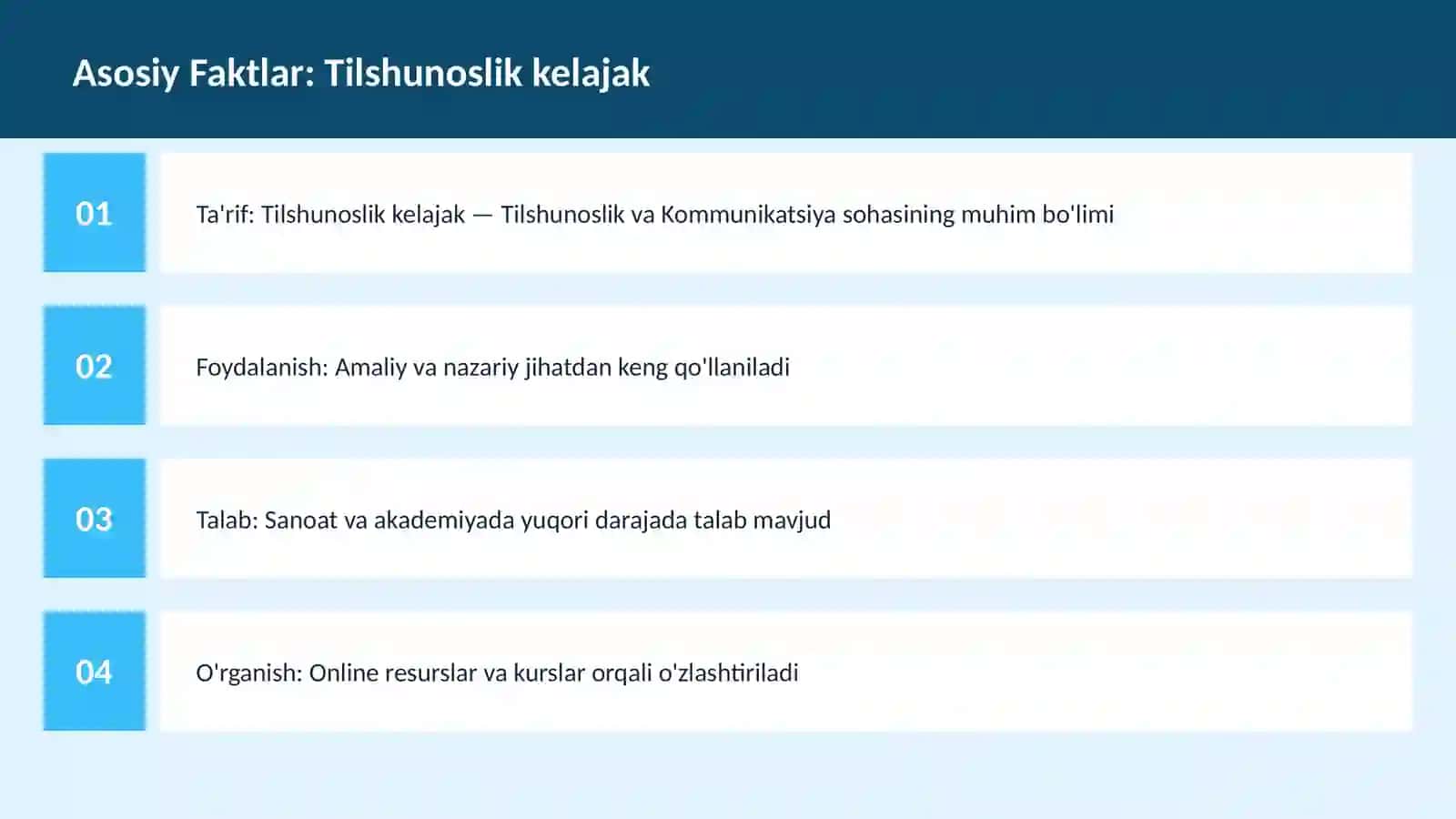 Tilshunoslik kelajak 3