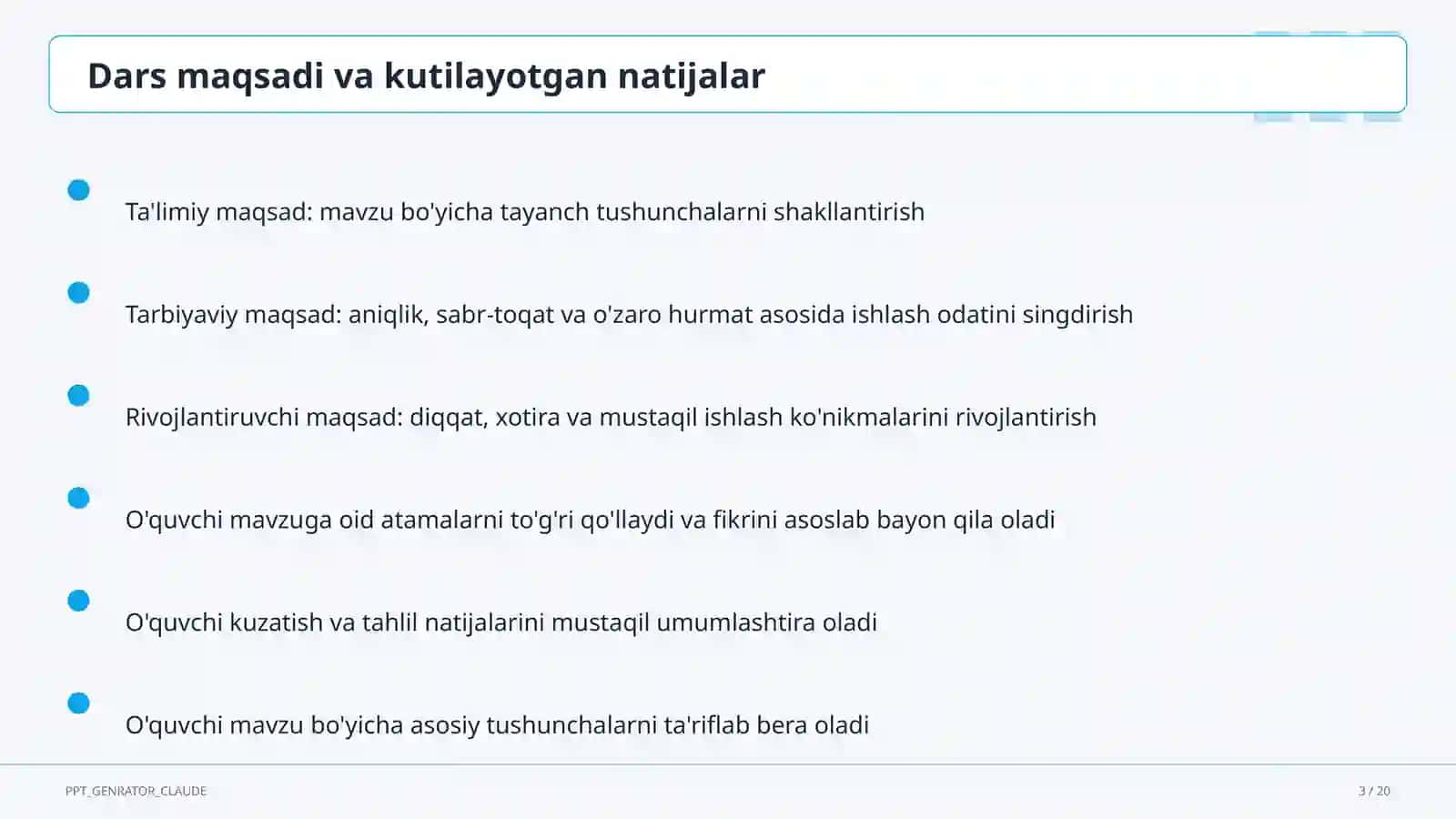 Interfaol metodlar: Klaster va Aqliy hujum 3
