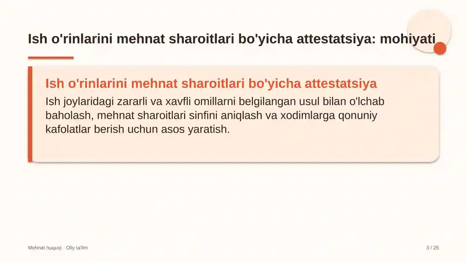 Mehant huquqi · Oliy ta'lim 3