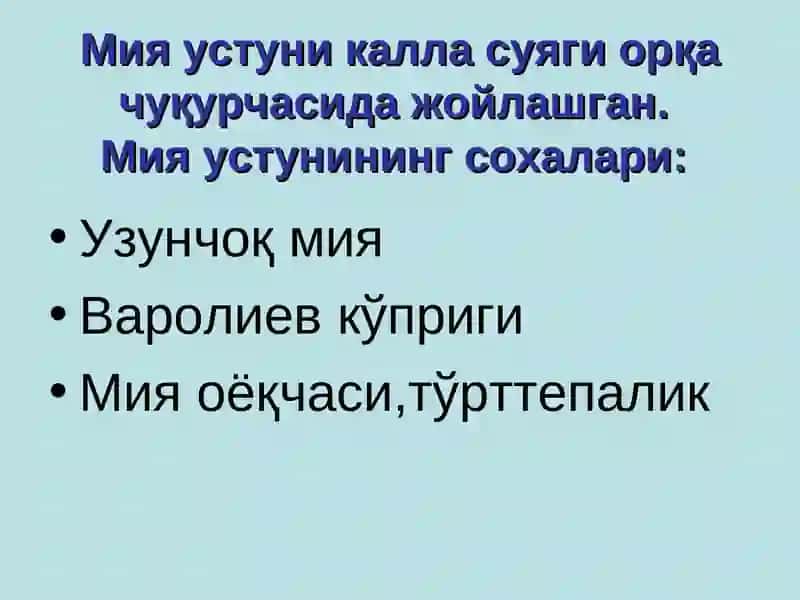 Мия устунининг зарарланиш синдромлари 3