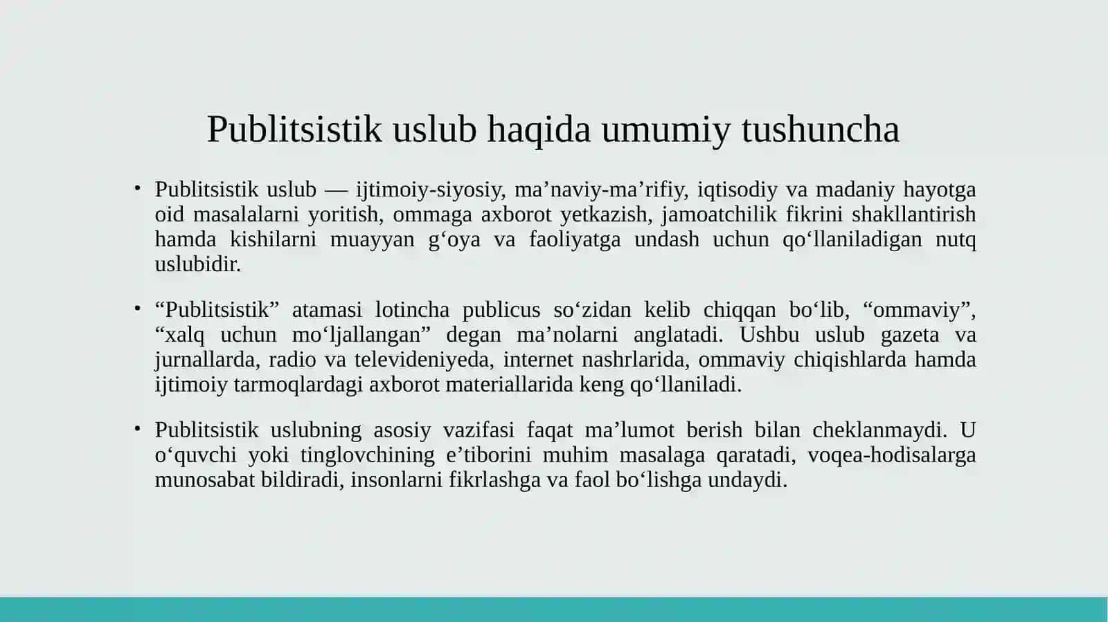 Publistik uslub 3