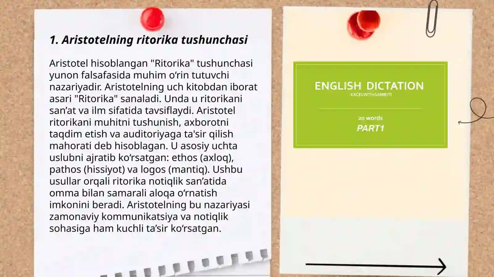 Aristotelning Ritorika So'z San'ati 3