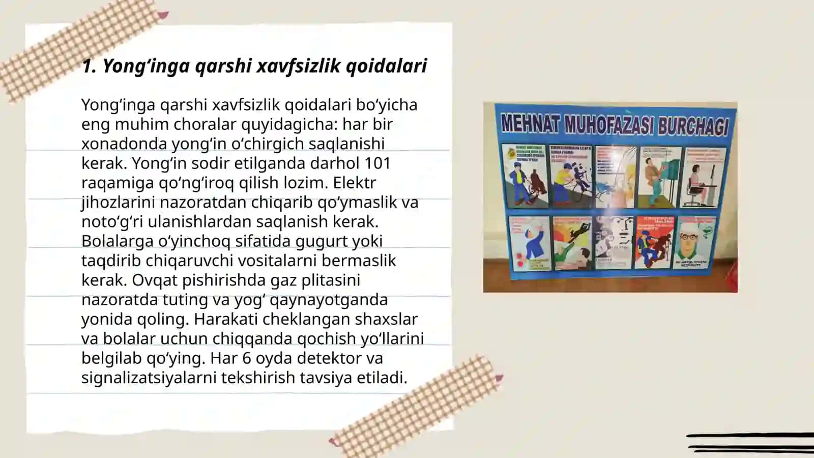 Yongʻinga qarshi xavfsizlik qoidalari 3
